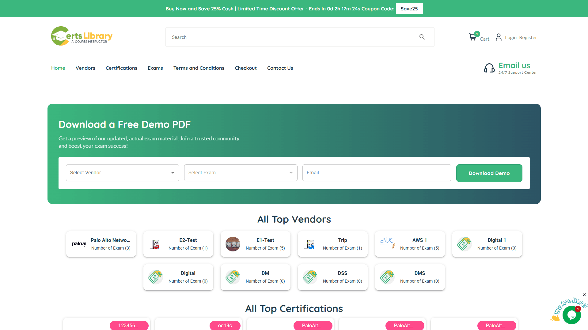 CertsLibrary - SaaS Platform — Multi-tenant SaaS platform with AI-powered content generation